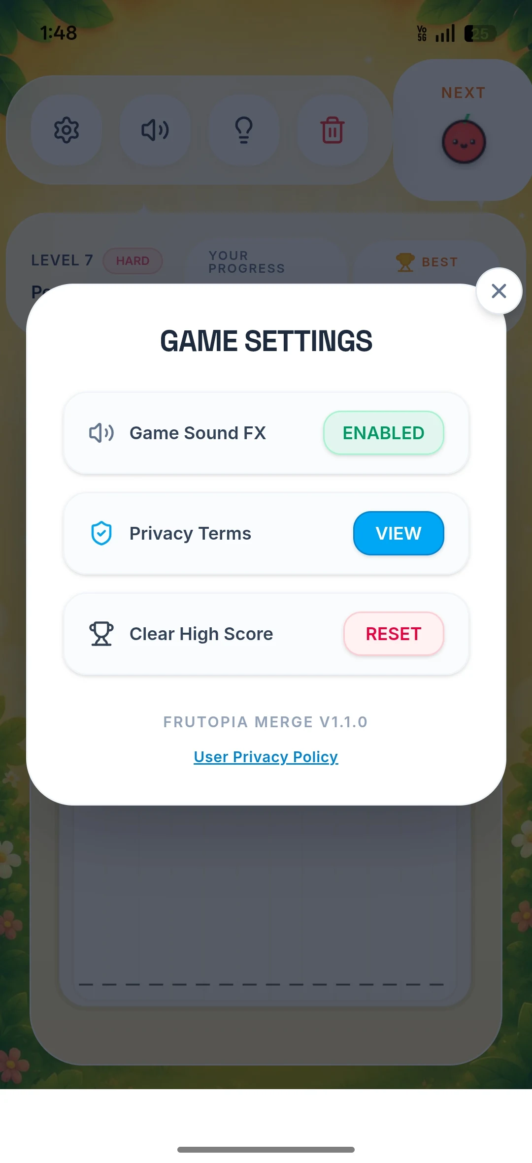 Frutopia Merge: Fruit Game screenshot